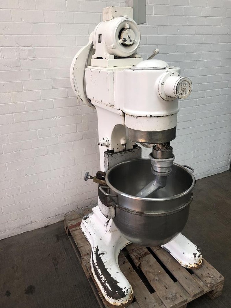 John Hunt 80Ltr Planetary Mixer with Stainless Steel Bowl and Dough Hook