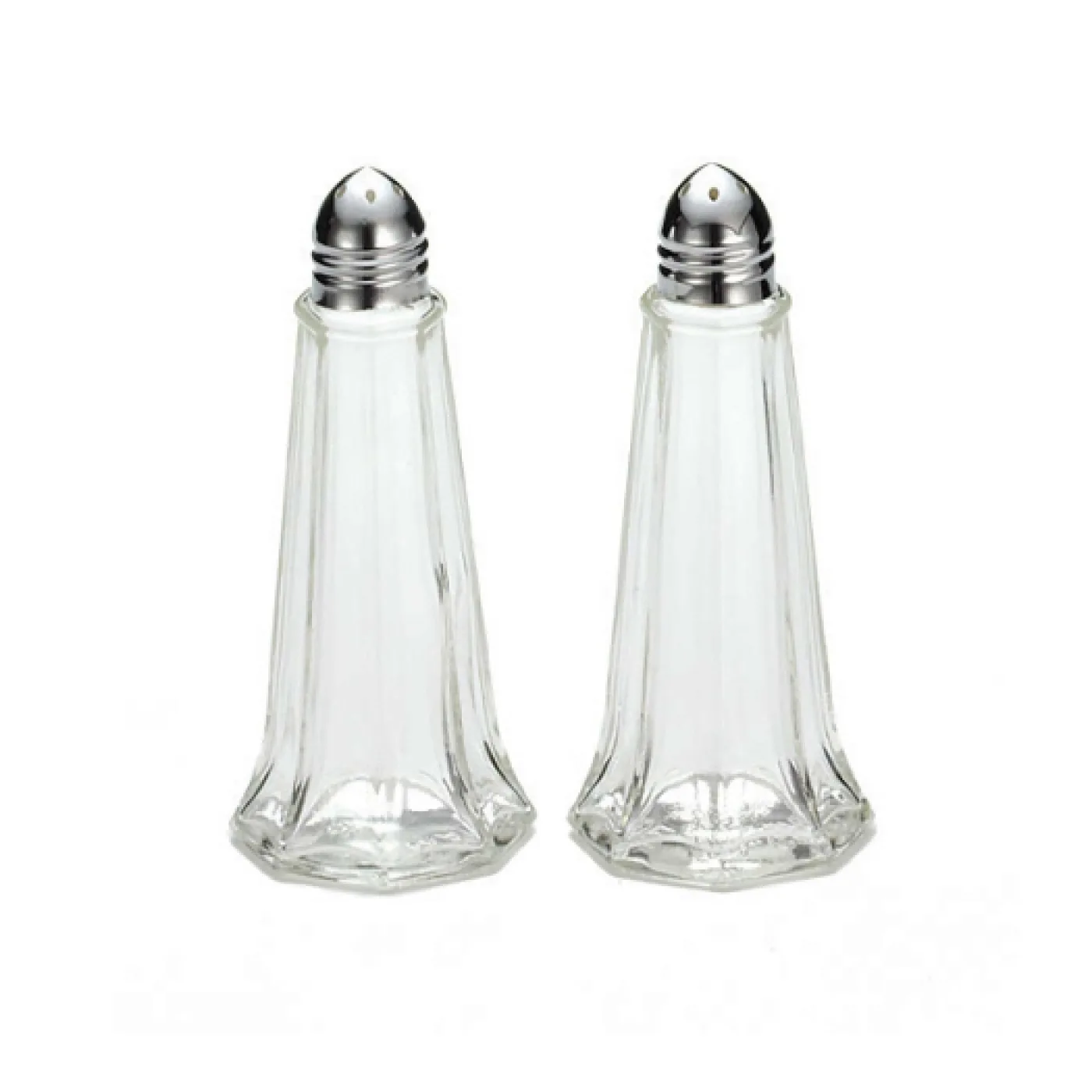 Table Craft 30ml Eiffel Tower Salt and Pepper Shaker, Glass with Chrome Plated Tops (83T) x 12 - islandcatering - 1