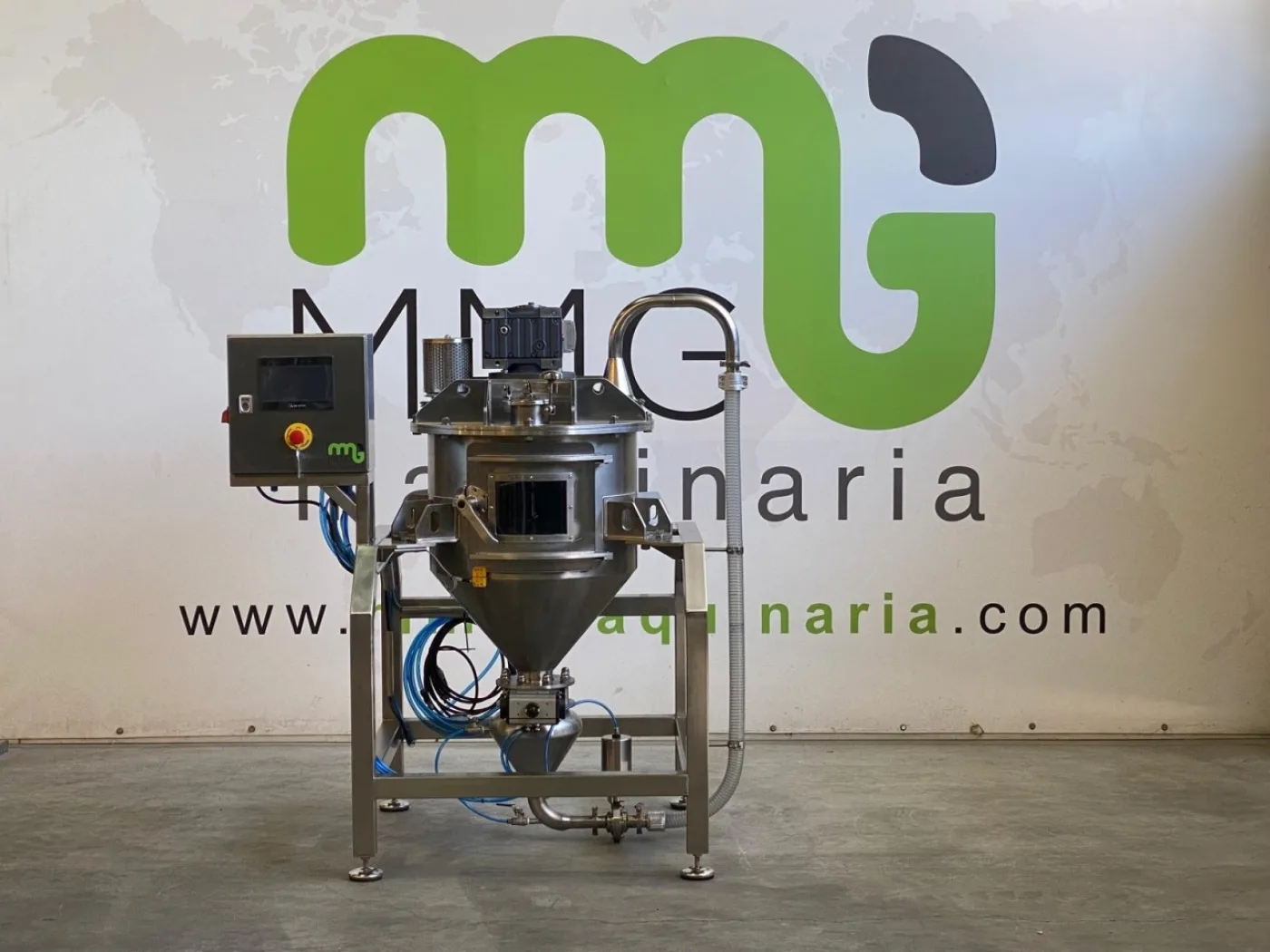 MEZCLADORA VERTICAL DE SÓLIDOS 100L CON TRANSPORTE NEUMÁTICO NUEVA - 1