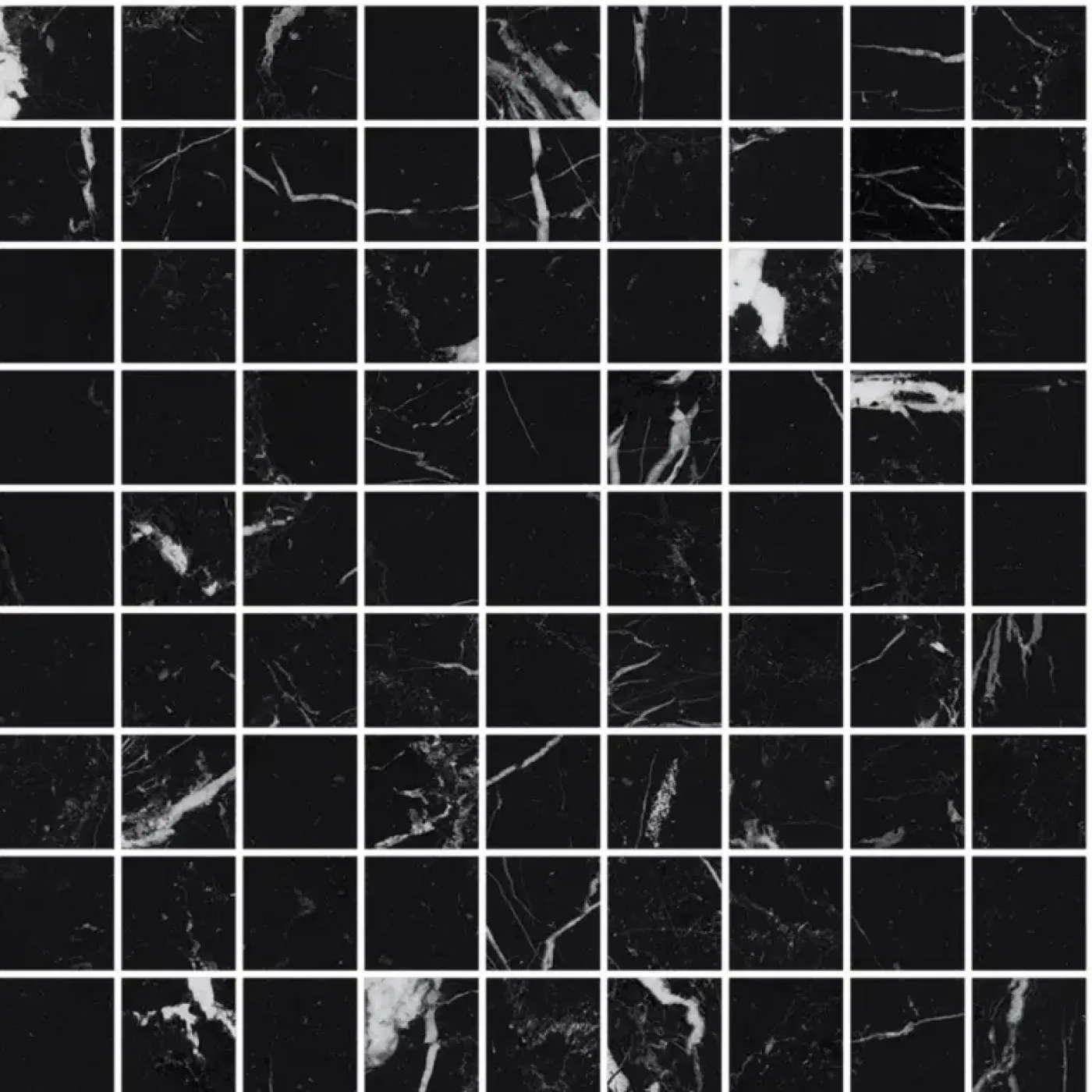 Marmore 10MM Nero decor tegel 30x30 cm - 1