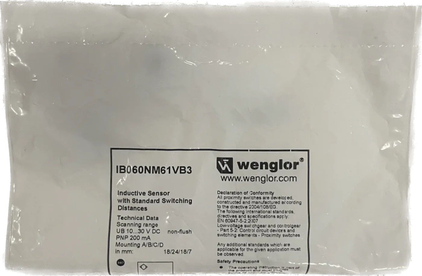 Wenglor IB060NM61VB3 - 1