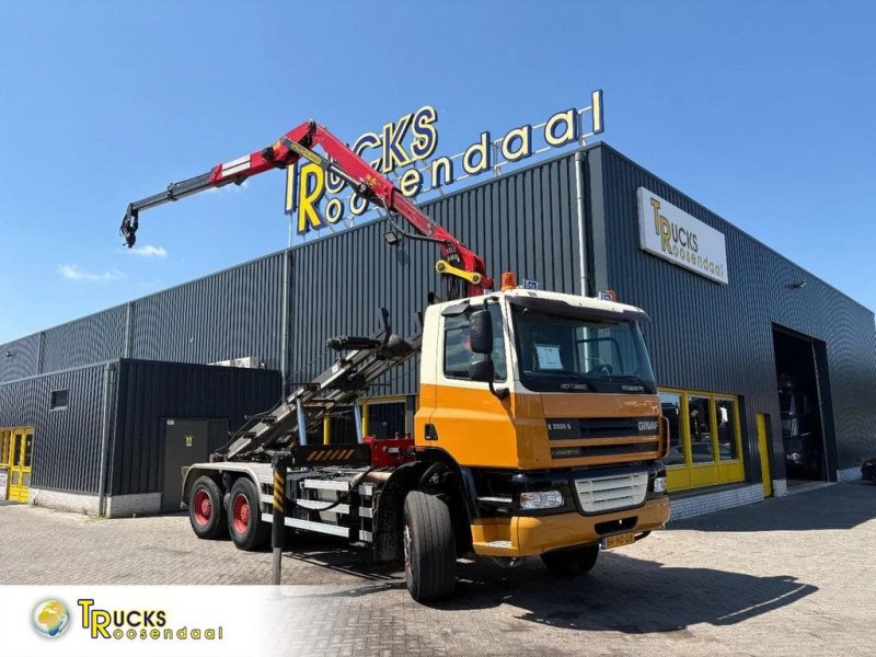 Ginaf X 3335 S + PALFINGER E 165 Z + 6X6 + MANUAL + 145863 KM + CONTAINER SYSTEM + MOT 17-12-2026