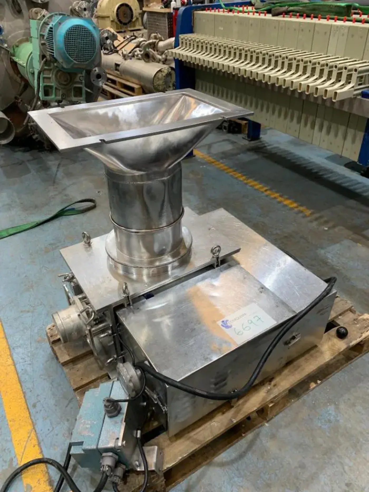USED FREWITT MG-636 STAINLESS STEEL CENTRIFUGAL GRANULATOR - 5