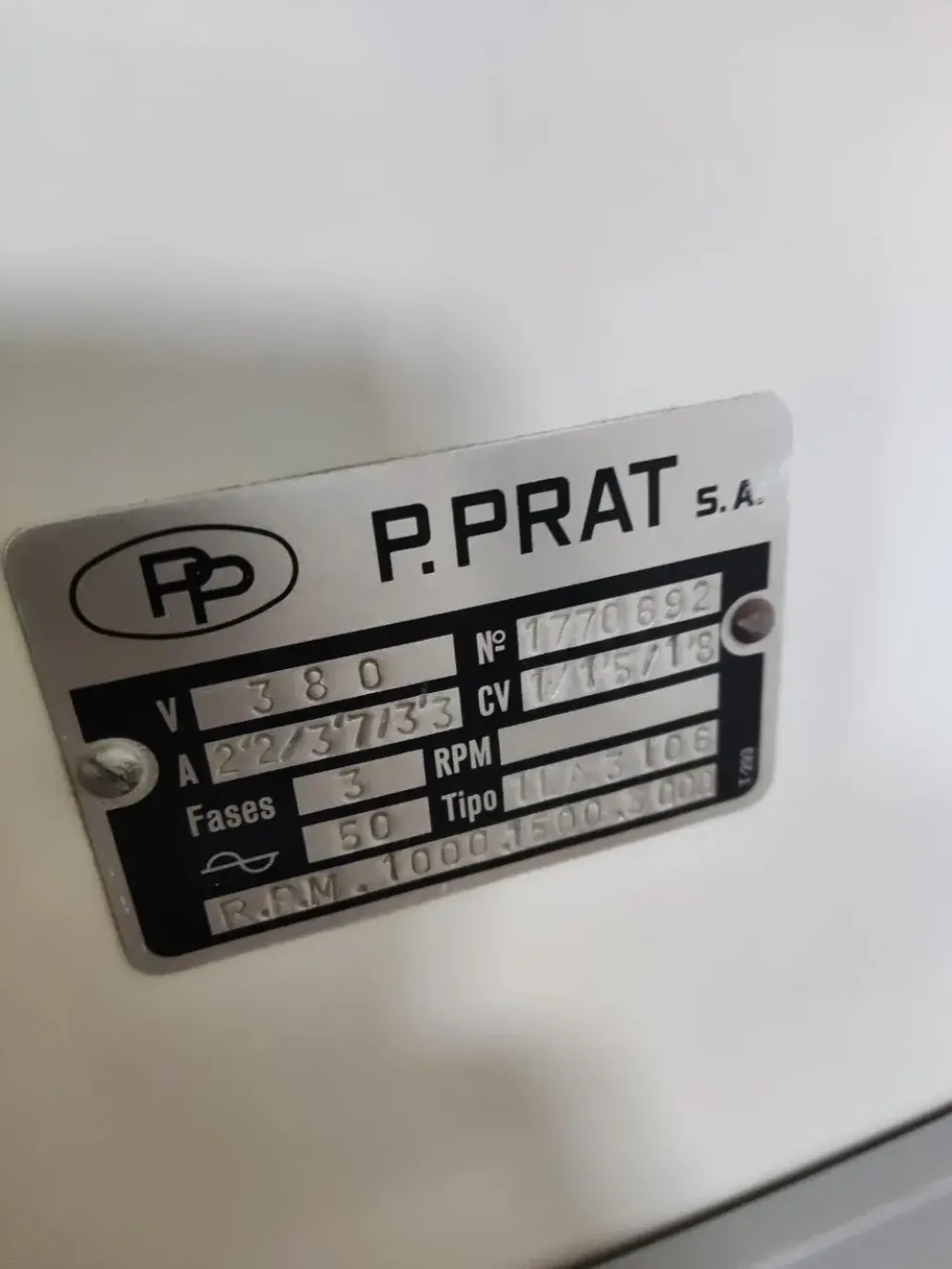USED STAINLESS STEEL PEDRO PRAT GRAGEAR DRUM