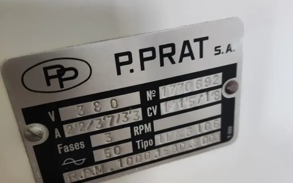USED STAINLESS STEEL PEDRO PRAT GRAGEAR DRUM