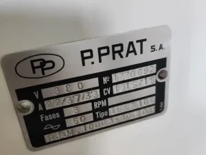 USED STAINLESS STEEL PEDRO PRAT GRAGEAR DRUM