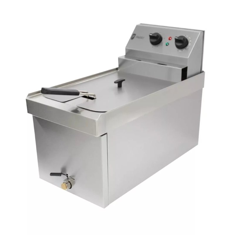 Parry Single Tank Single Basket Countertop Electric Fryer NPSF6 - islandcatering