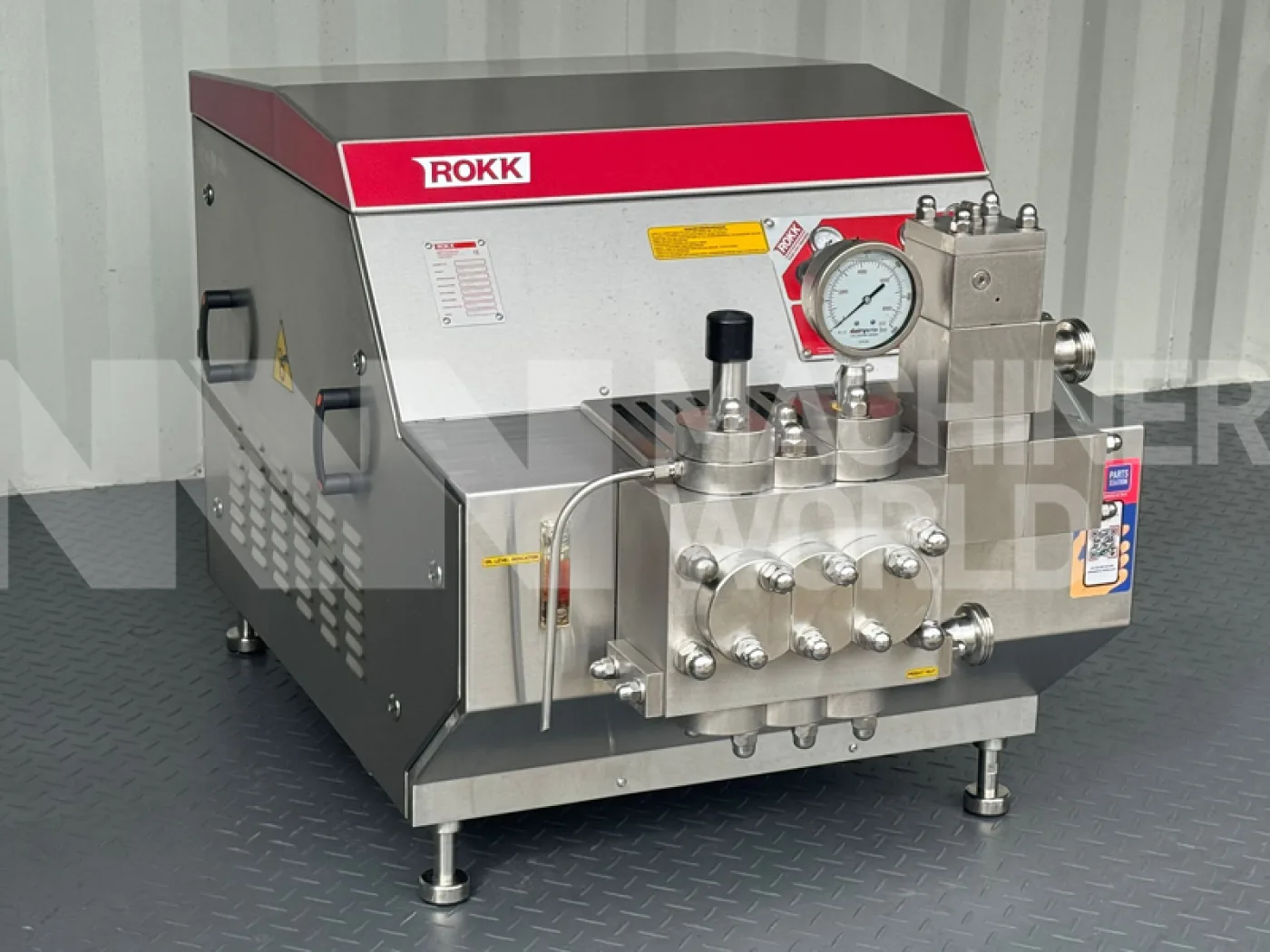 600 LPH ROKK 3-Series (200 Bar) High Pressure Homogeniser (Year 2019) - 2