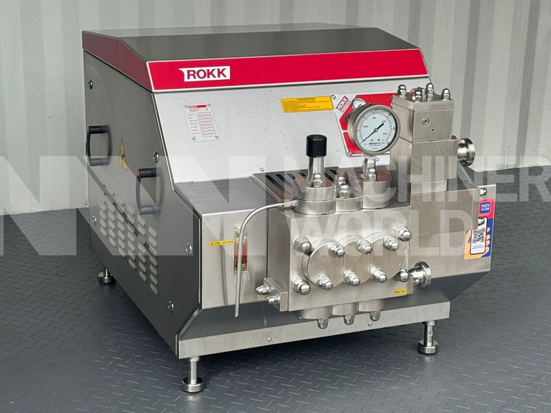 600 LPH ROKK 3-Series (200 Bar) High Pressure Homogeniser (Year 2019)