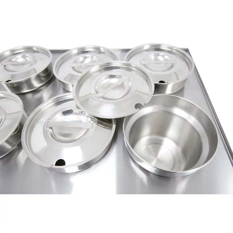 Parry 6 Pot Bain Marie NPWB6 - islandcatering