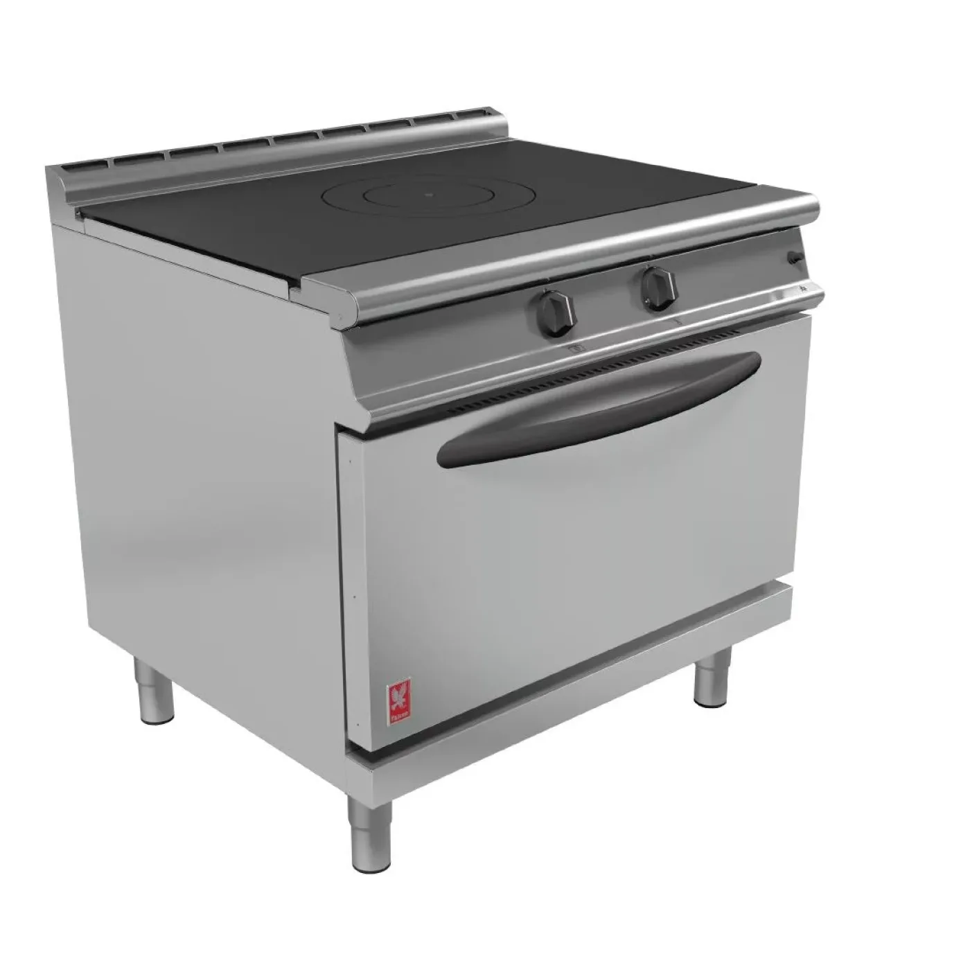 Falcon Dominator Plus Solid Top Natural Gas Oven Range G3107D with Feet - islandcatering - 1