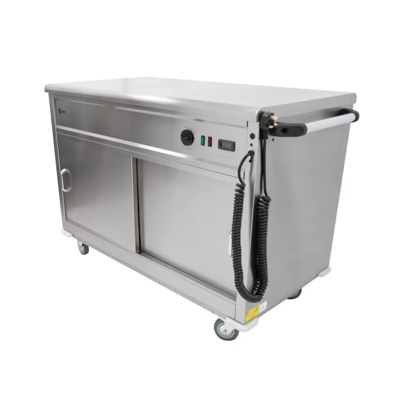 Parry Mobile Hot Cupboard with Flat Top MSF12 - islandcatering - 2
