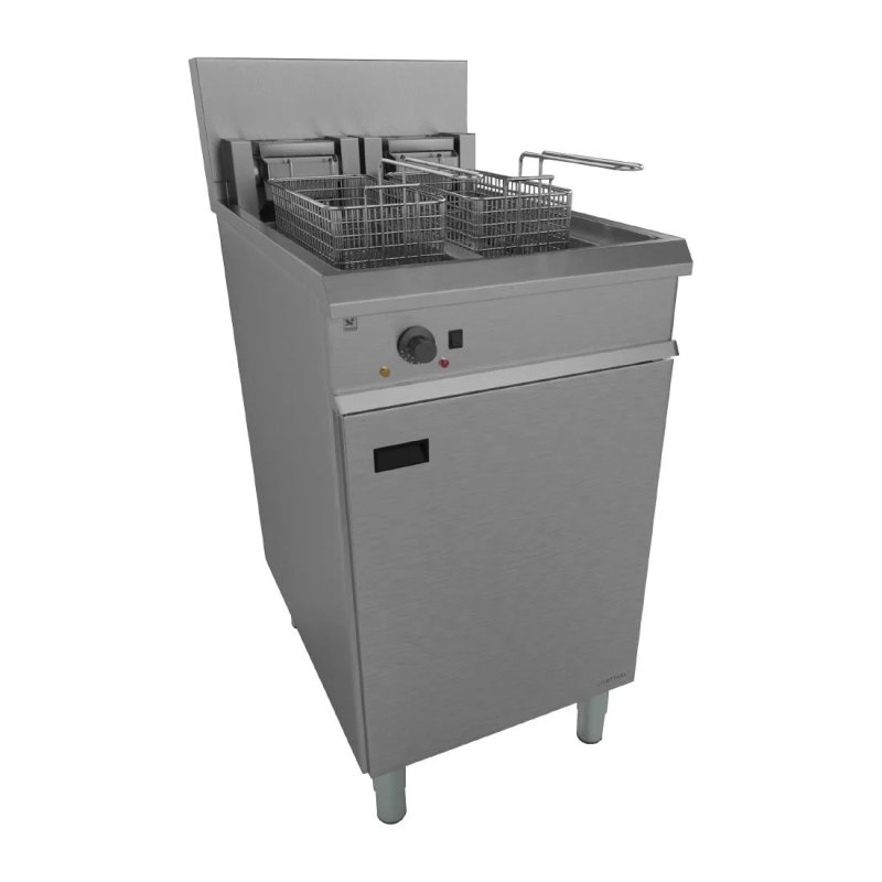 Falcon Chieftain Twin Tank Twin Basket Free Standing Electric Fryer E1848 - islandcatering