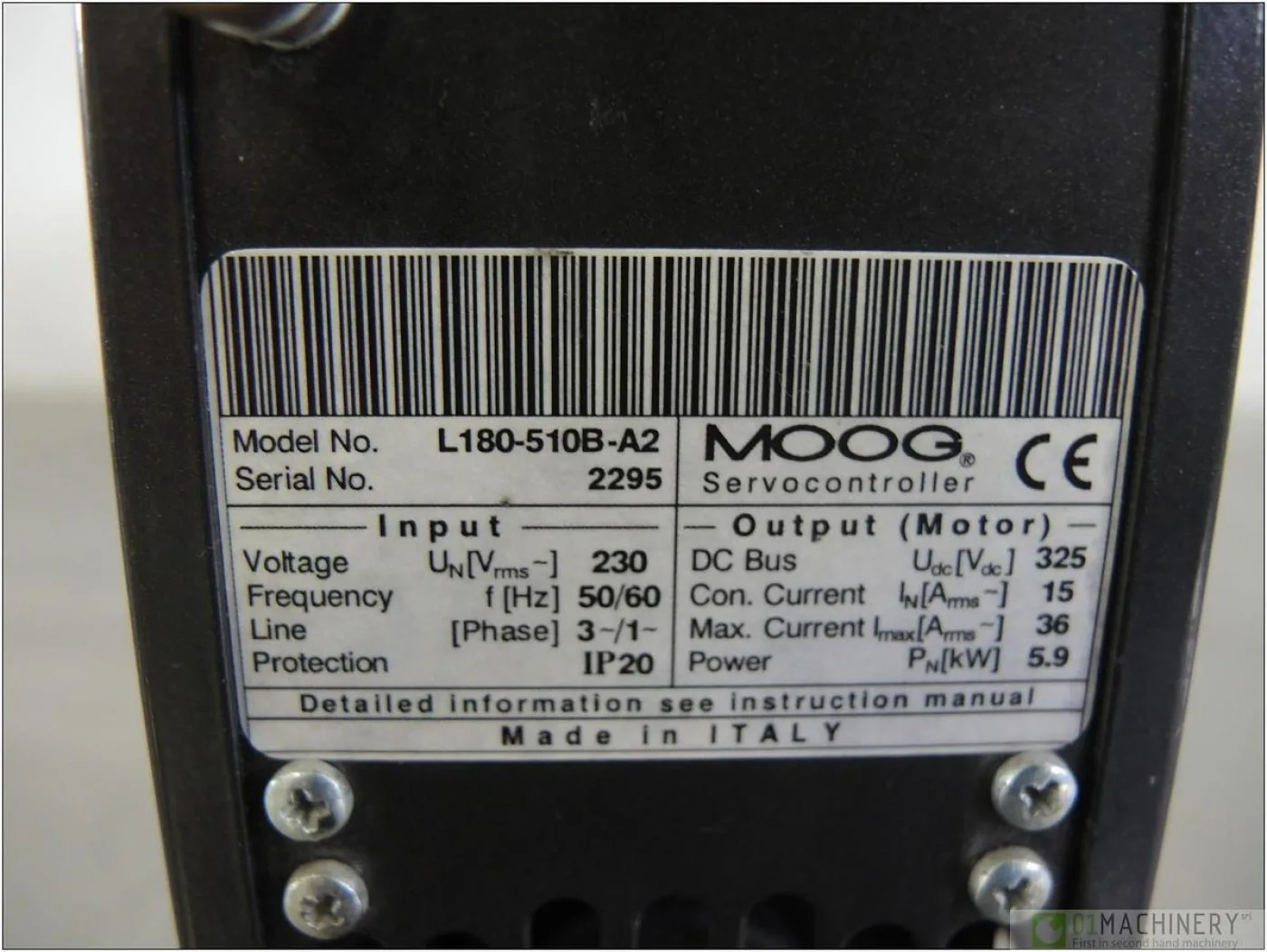 2004 MOOG L180-510A-A2 AI1395 - 6