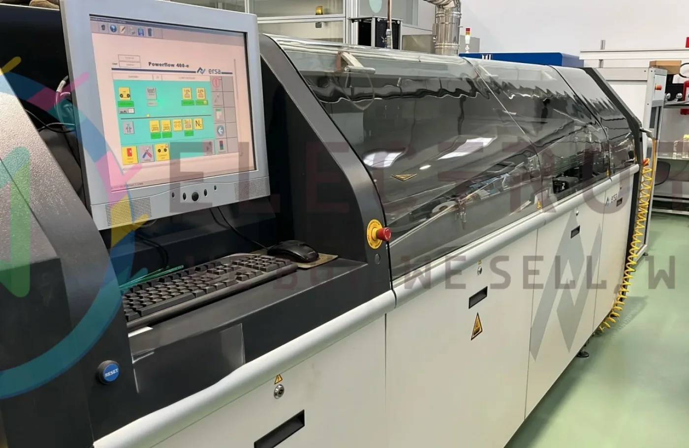 ERSA Powerflow eN2, wave soldering, vintage 2014 + conveyor systems and alloy - 1