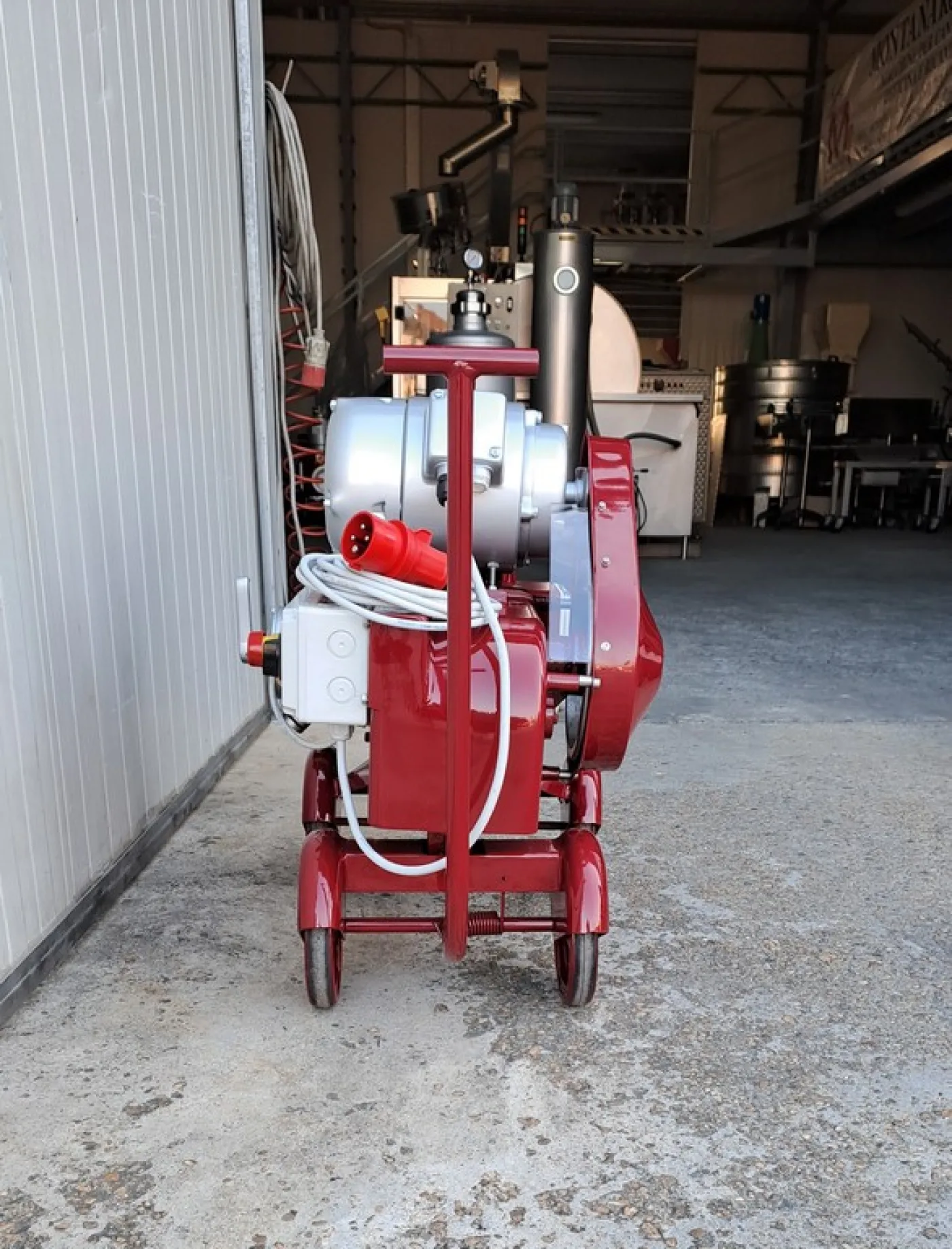 PISTON PUMP MANZINI MOD.85HL, SINGLE-CYLINDER BRONZE BODY PUMP, SECOND-HAND MACHINE - 5