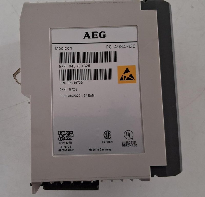 AEG Modicon PC-A984-120 PLC CPU Module