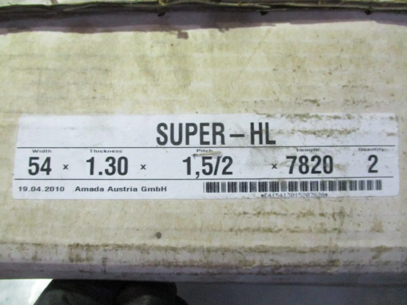 Super HL 7820*54*1,3 AMADA - 5
