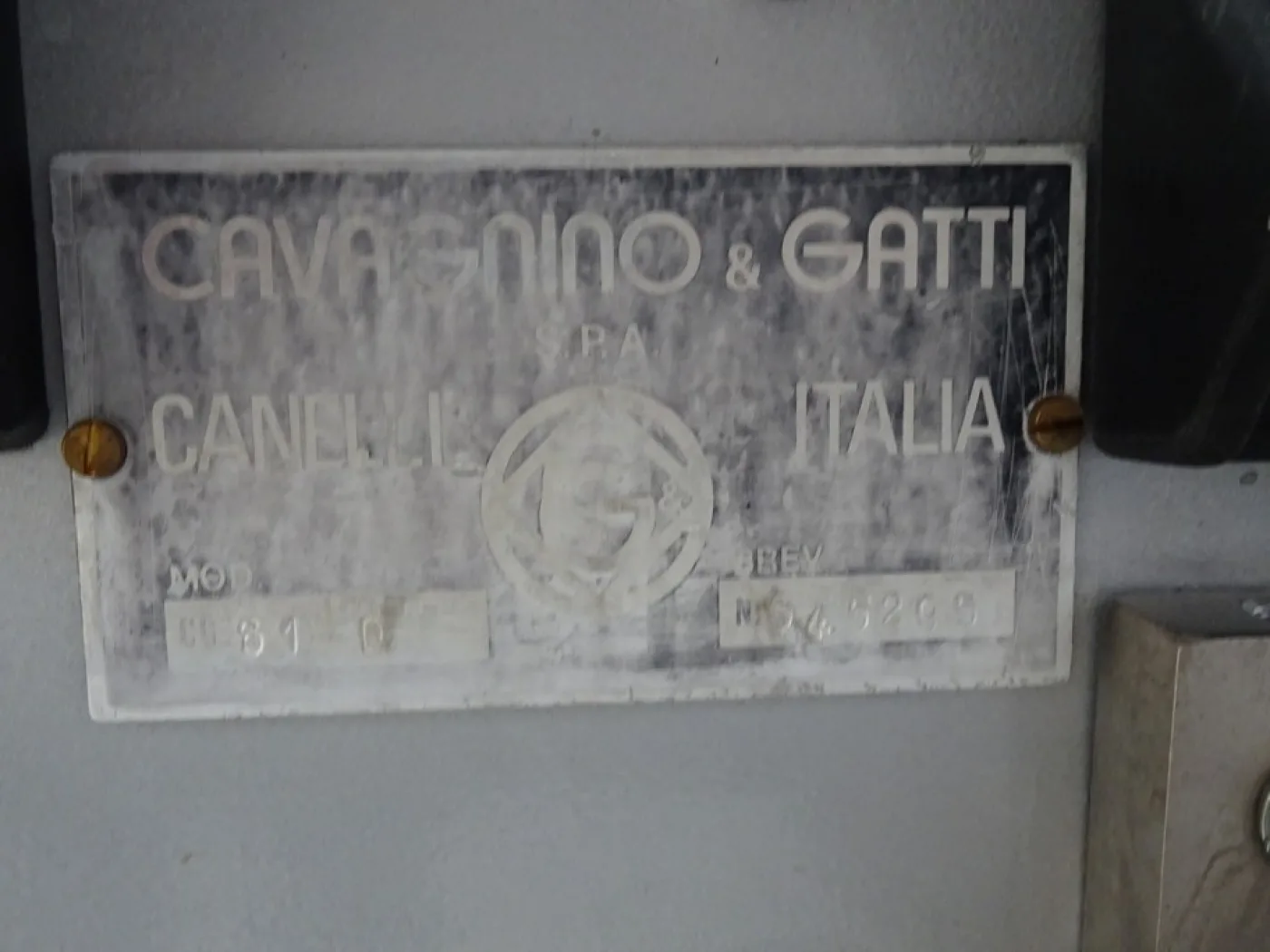 GLUE AND VANE LABELLING MACHINE CAVAGNINO E GATTI, MODEL CG61/D, SECOND-HAND MACHINE - 3