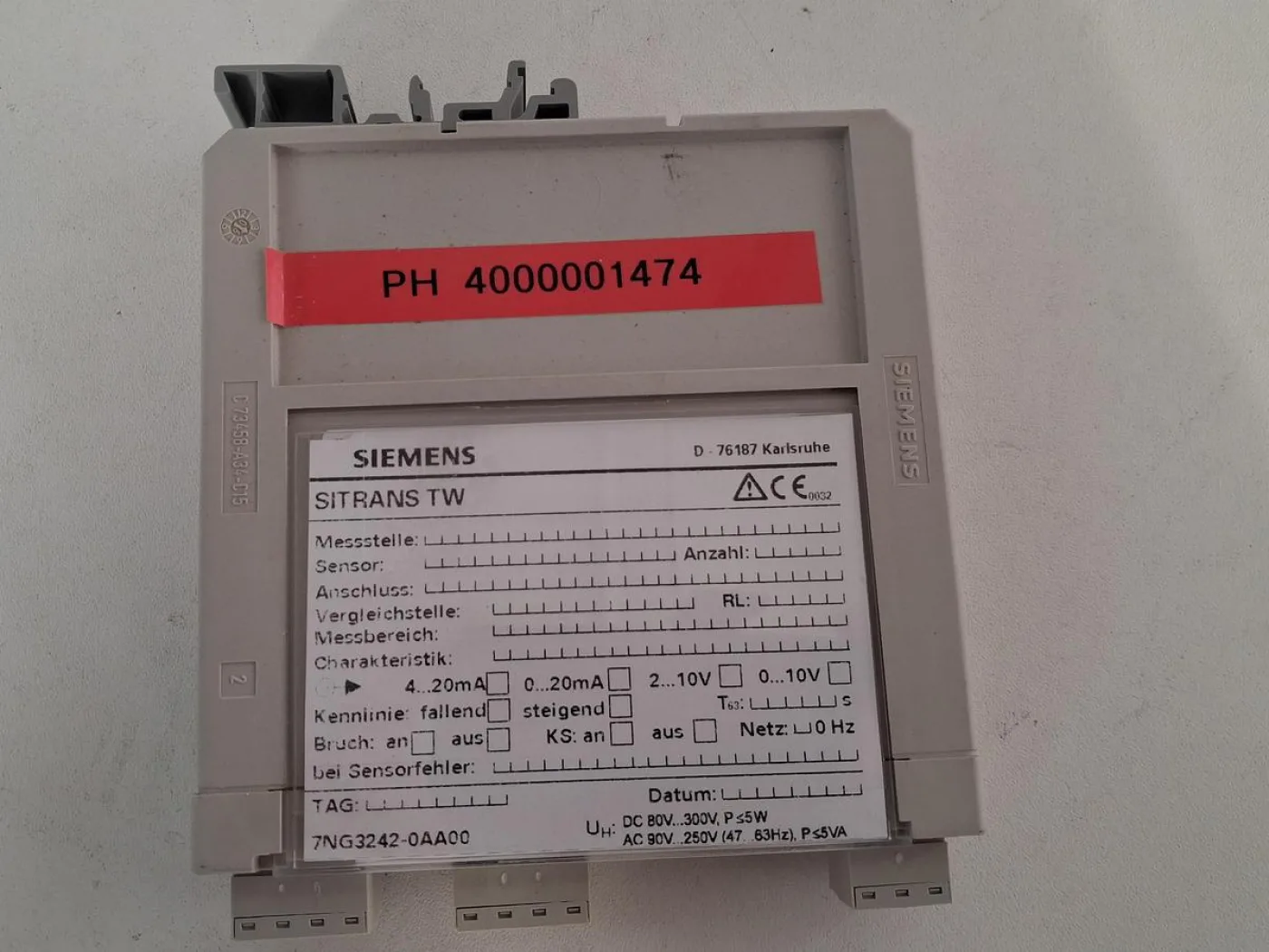 Siemens SITRANS TW 7NG3242-0AA00 Temperature Transmitter - 3