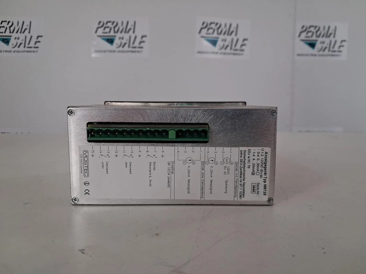 MOSTEC M8725-GV Digital Temperature Indicator 4–20 mA - 5
