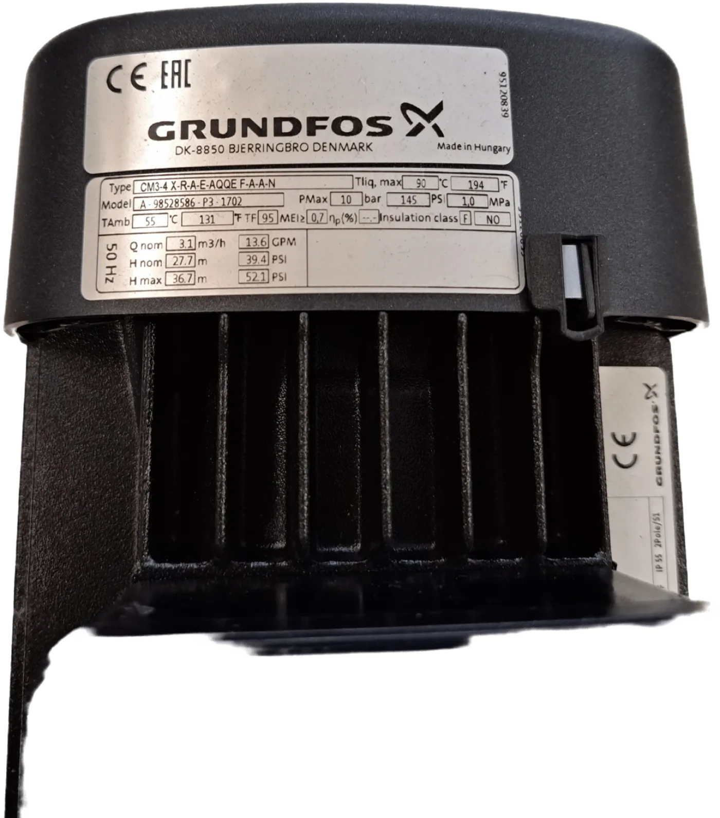Grundfos Horizontale Kreiselpumpe CM 3-4 X-R-A-E-AQQE F-A-A-N - 2