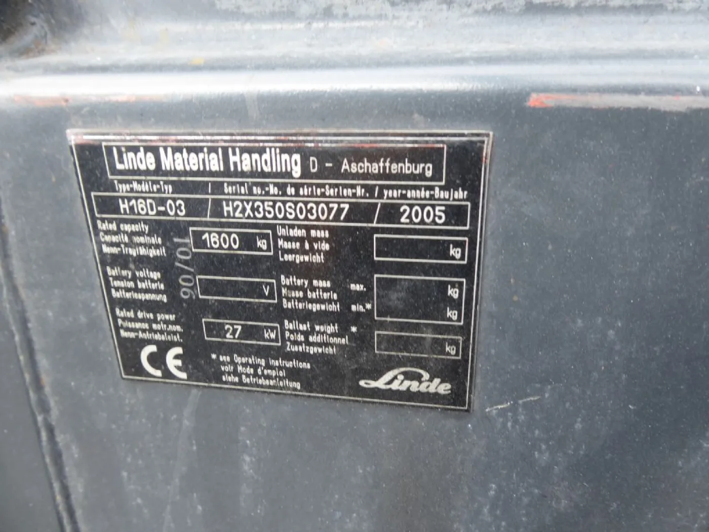Linde H16D-03 - 3
