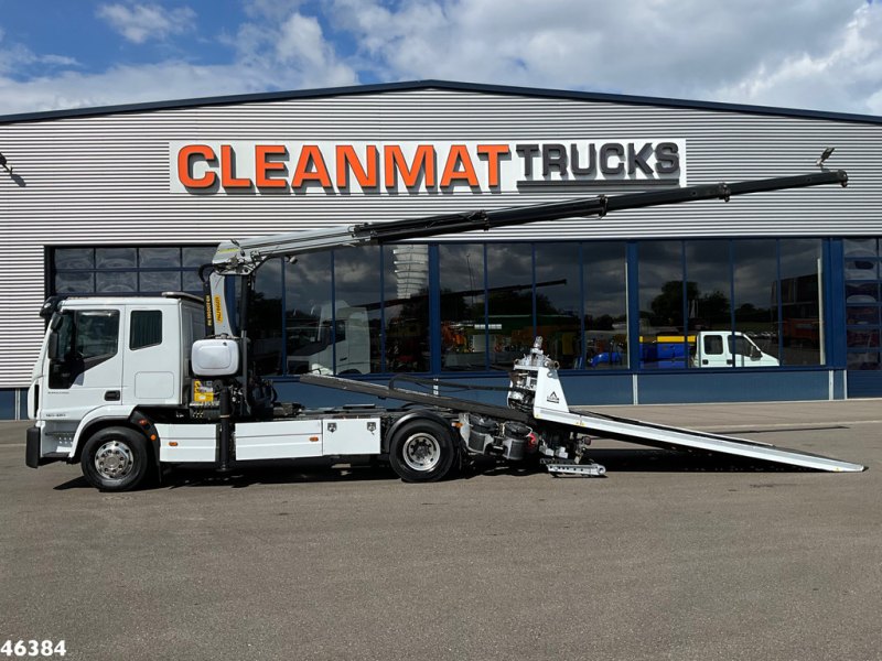 Iveco Eurocargo ML160E32 Euro 6 Falkom Abschlepp + Palfinger 19 Tonmeter laadkraan