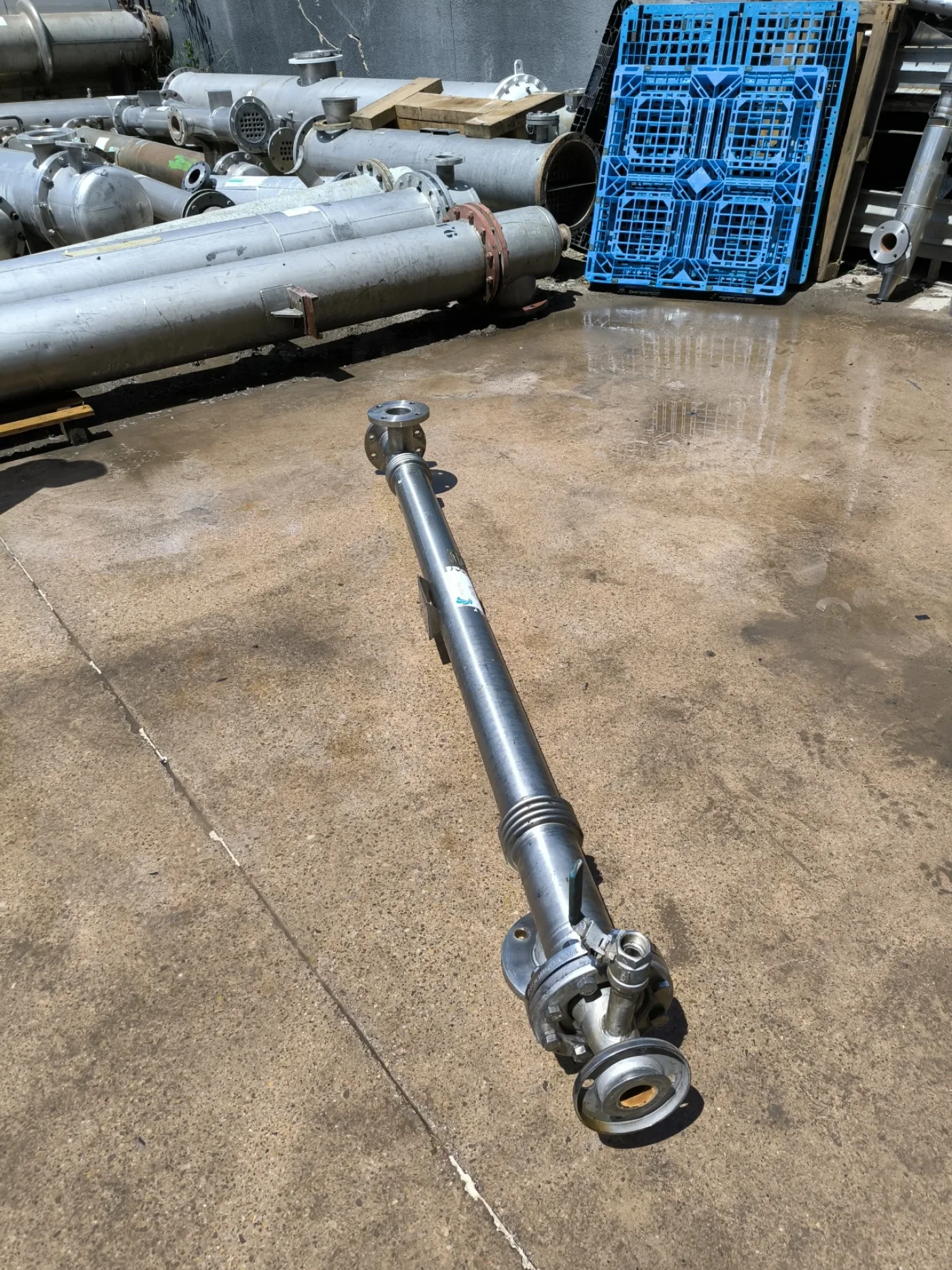 1.3 M2 STAINLESS STEEL 316 TUBULAR HEAT EXCHANGER - 1