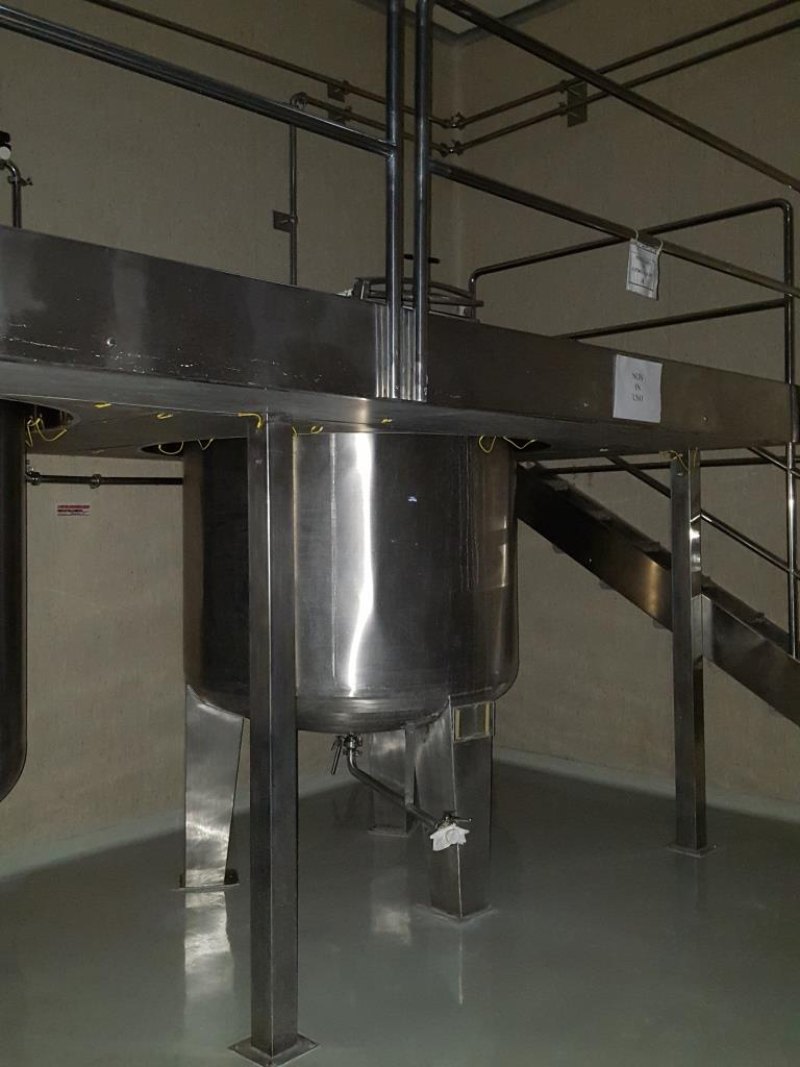 SERBATOIO INOX – ZANCHETTA – Mod. 3200 L