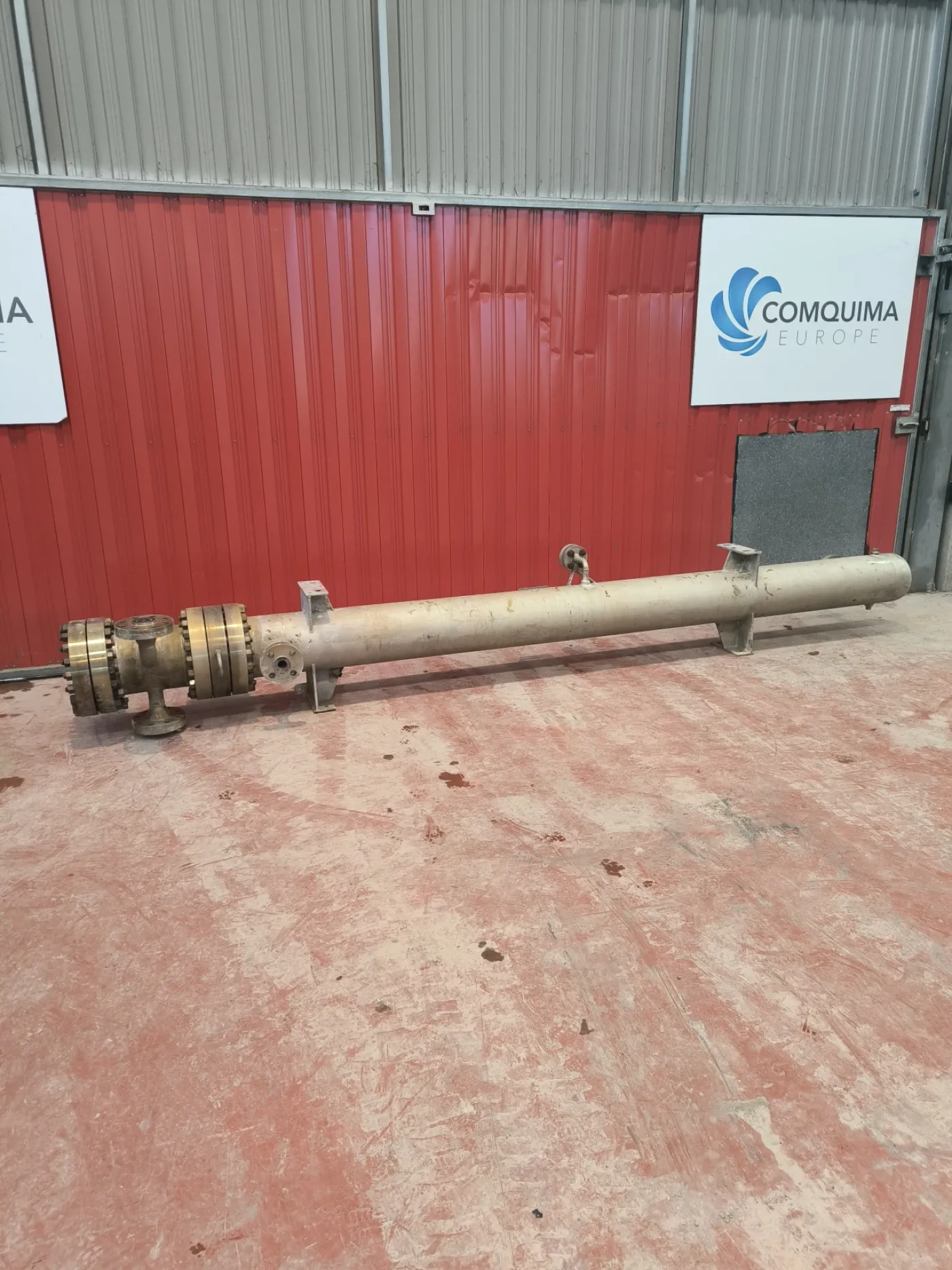 STAINLESS STEEL TUBULAR HEAT EXCHANGER 4.6 M² E.BACHILLER - 4