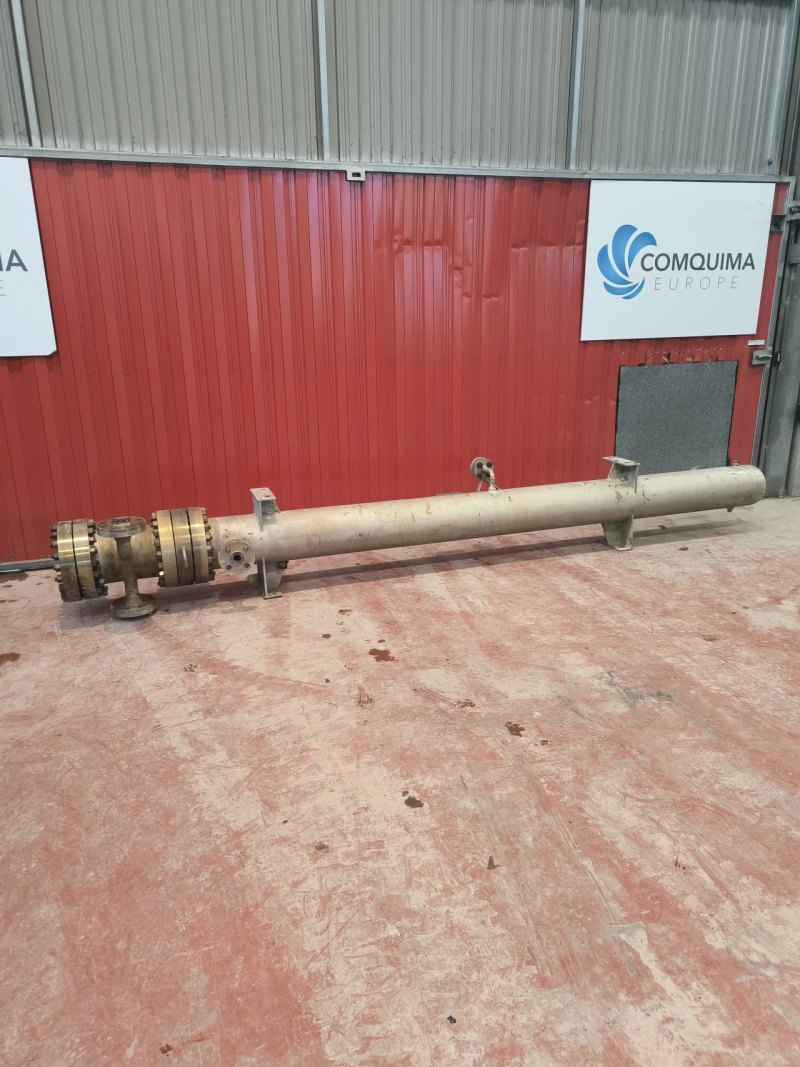 STAINLESS STEEL TUBULAR HEAT EXCHANGER 4.6 M² E.BACHILLER
