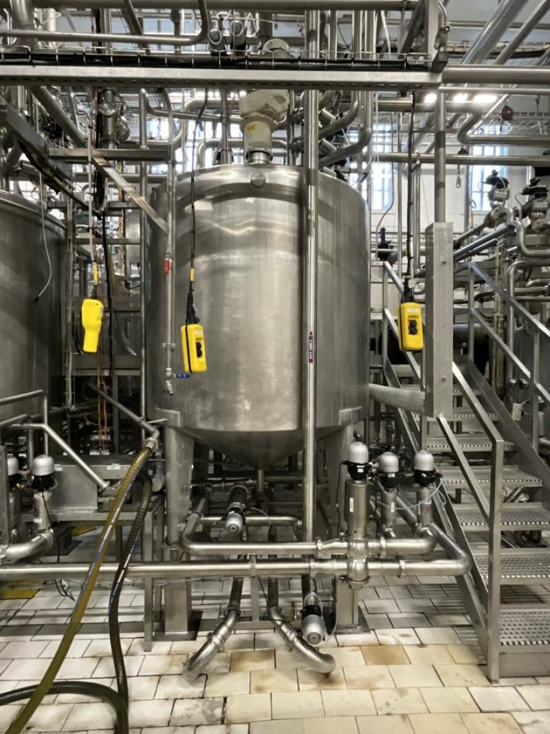 Unknown Circa 3000 Litre Stainless Steel Mixing Tank