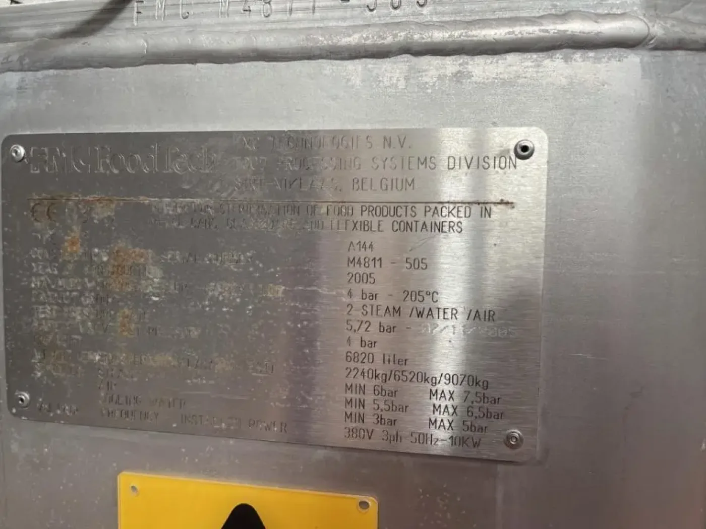 USED FMC FOODTECH A144 AUTOCLAVE - 3