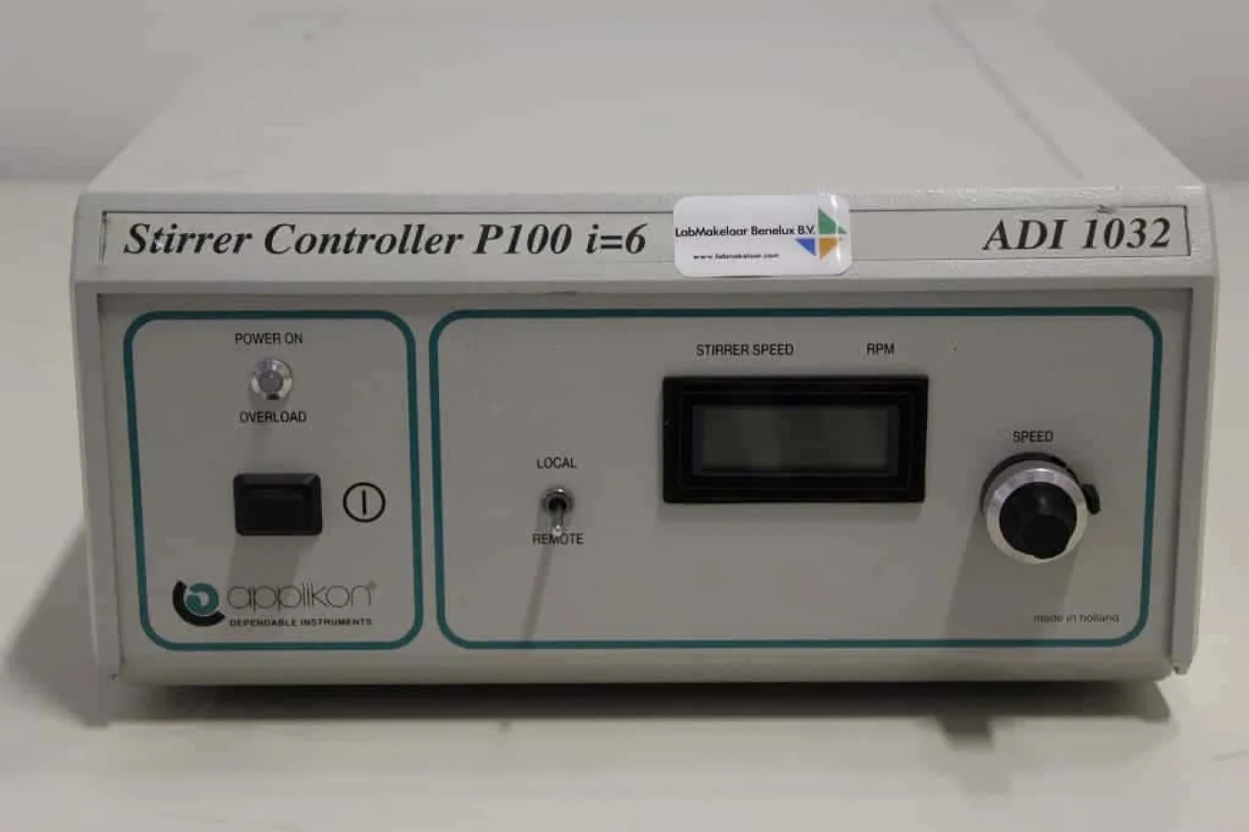Applikon ADI 1032 Roerder Controle P100 i=6 - 1