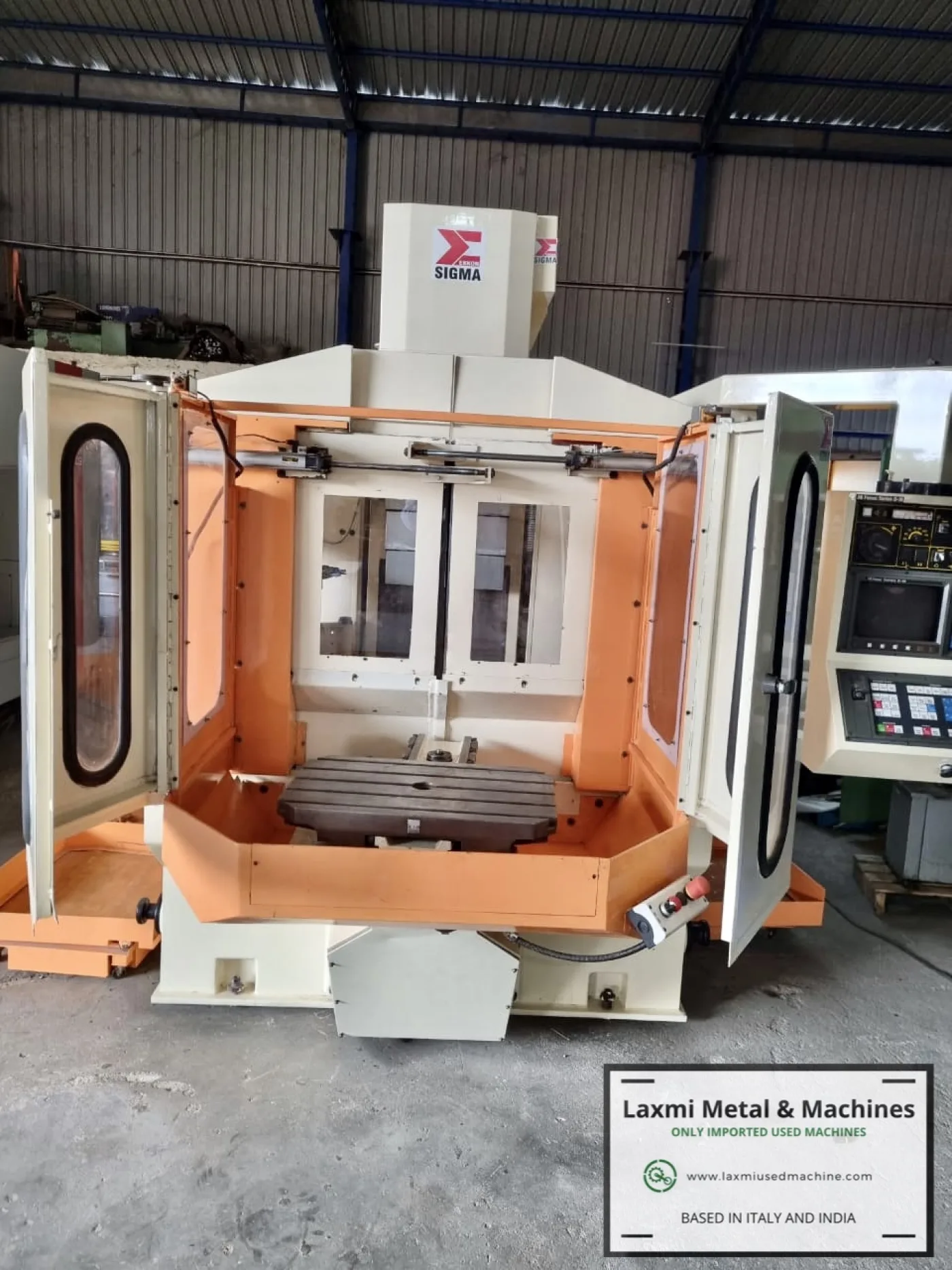 DOUBLE PALLET VMC, SIGMA (Italy) - MISSION 1P - Laxmi Metal & Machines, Rohtak - 4