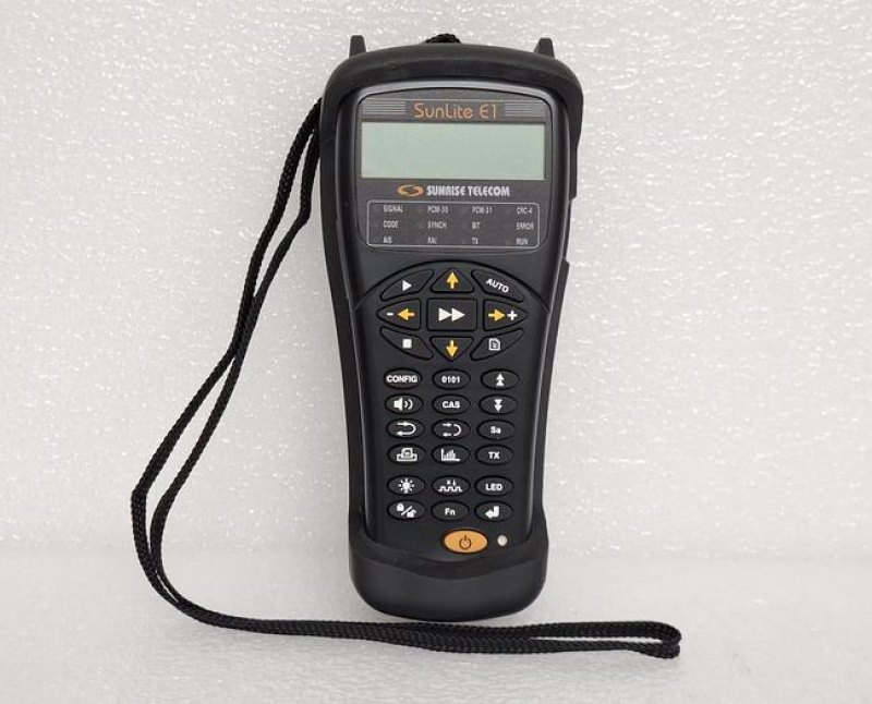 Sunrise Telecom SunLite E1 2.048 Mbit/s Test Set. Includes Clock Shift & VF Measure Options