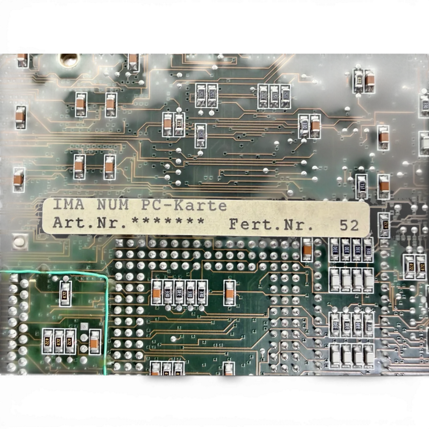 NUM 1060 Prozessor Karte Proc CN I O Karte | Art.-Nr. 0204203852C | Affaire 127013 | IMA 610 V CNC - 5