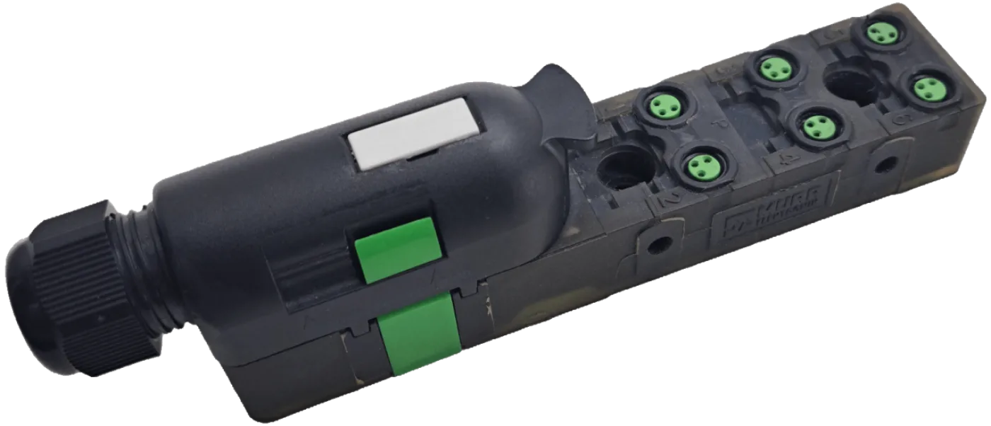 Murr-Electronic Exact8, 6xM8, 3-pol., Grundmodul PNP-LED / 8000-86000-0000000 - 1