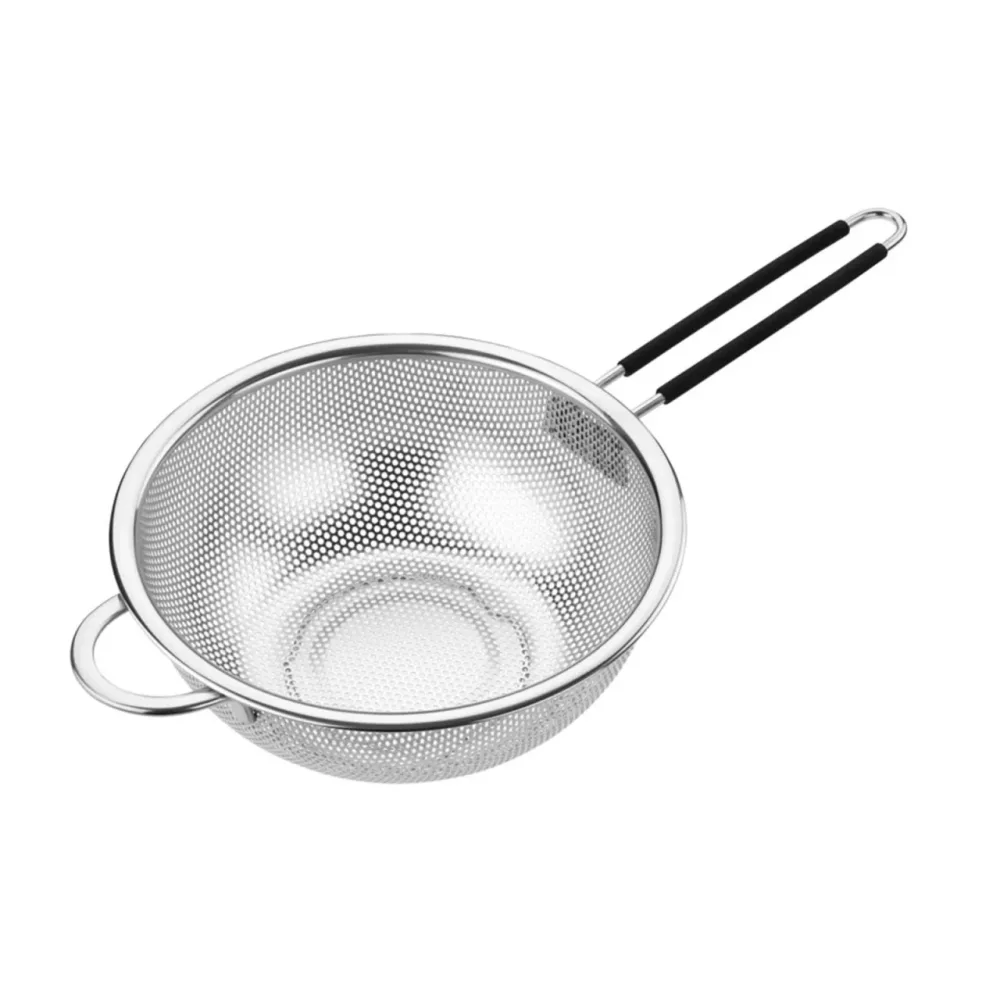 Tala Stainless steel strainer with soft grip handle 20.5cm (Pack of 6) - islandcatering