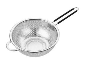 Tala Stainless steel strainer with soft grip handle 20.5cm (Pack of 6) - islandcatering