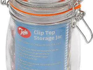 Tala Lever Arm Jar – 750 ml (1.65 lb) Capacity, Pack of 6 - islandcatering