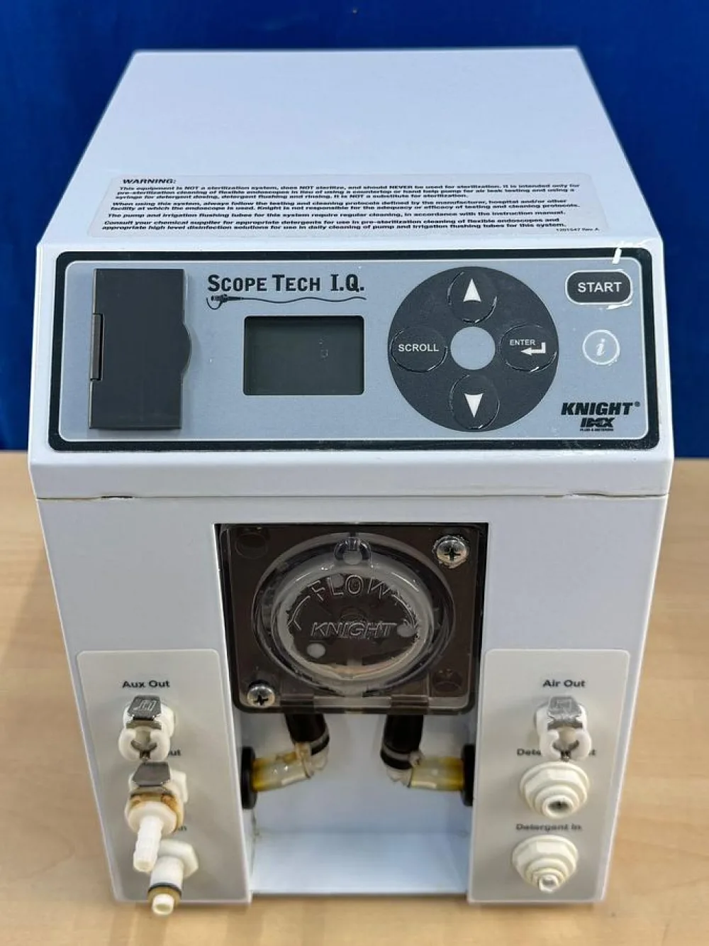Knight Scope Tech I.Q Pump Model: MDCS-03 Endoscope Cleaning REF: 7260010 YOM: 2016