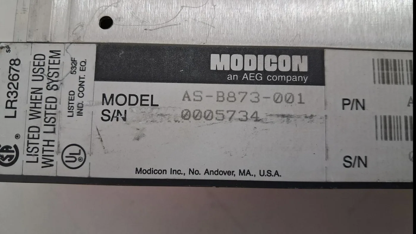 Modicon AS-B873-001 PLC Module - 8