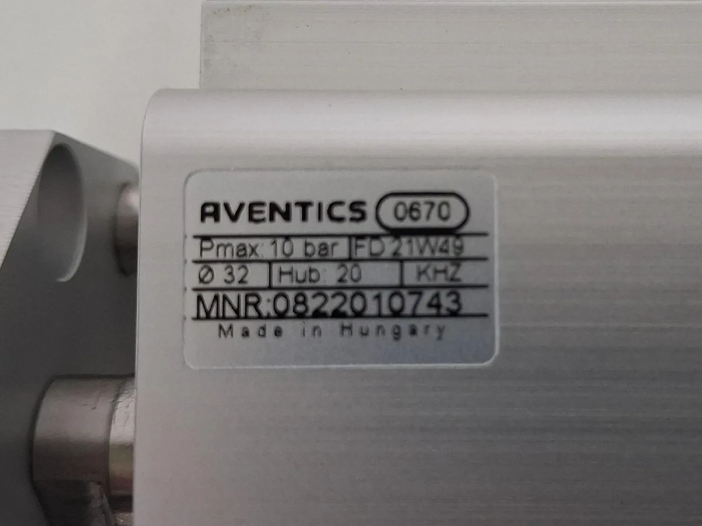 Aventics KHZ-DA-032-0020-0 Compact-Pneumatikzylinder - 5