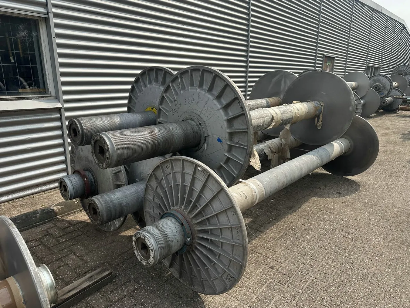 5x Kettbäume für Picanol Greiferwebmaschine - 4