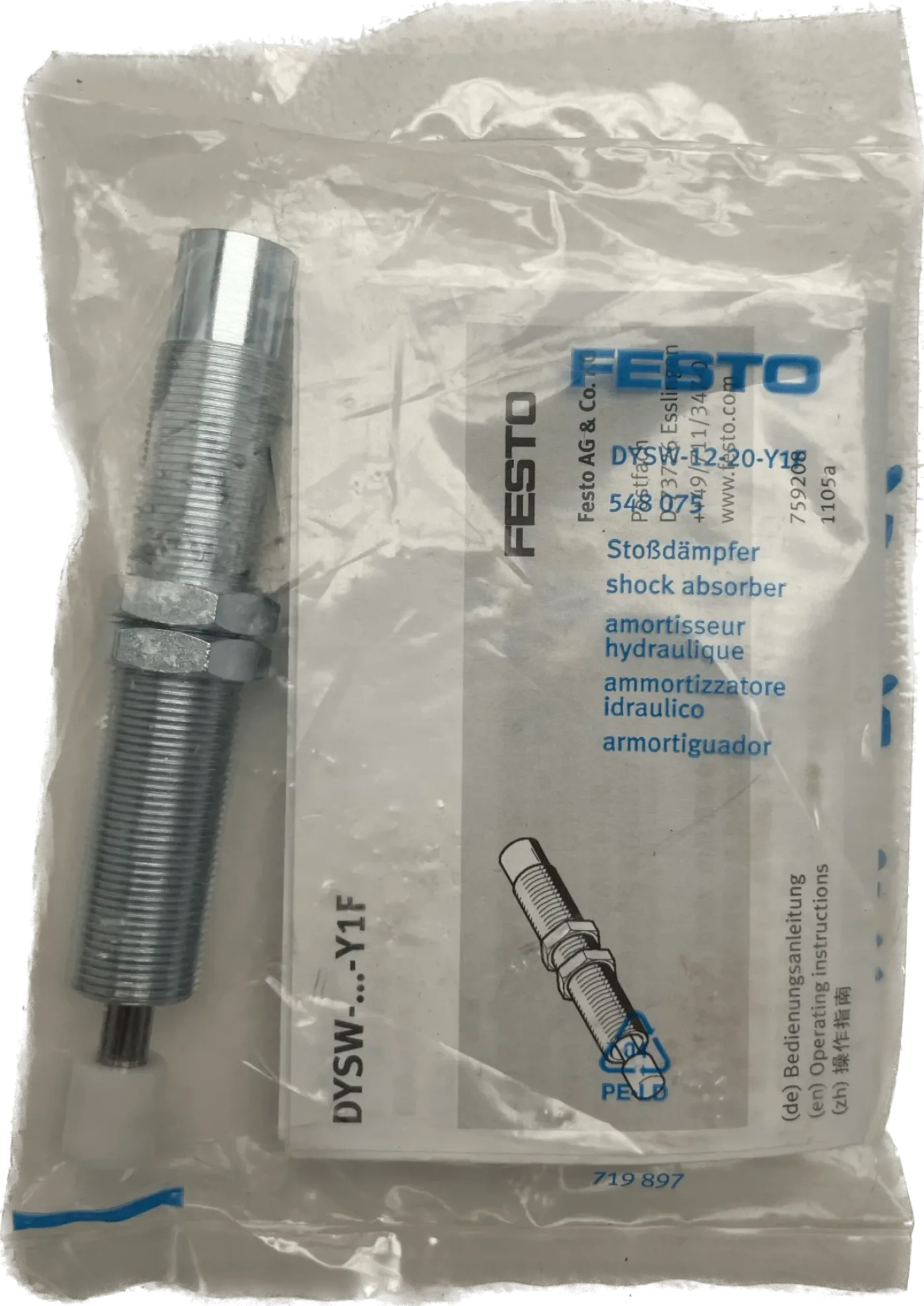 Festo Stoßdämpfer DYSW-12-20-Y1F - 2