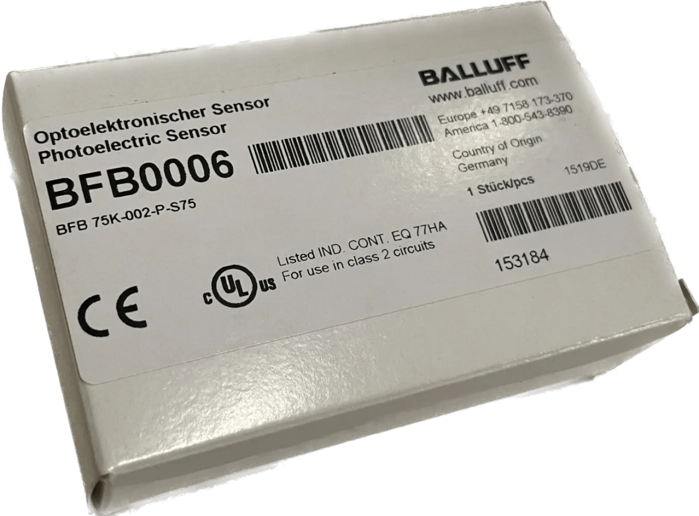 BALLUFF Faserbasisgeräte für Kunststoff- und Glasfasern BFB 75K-002-P-S75 - 1