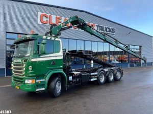Scania G 490 8x4 Euro 6 Hiab 24 Tonmeter laadkraan