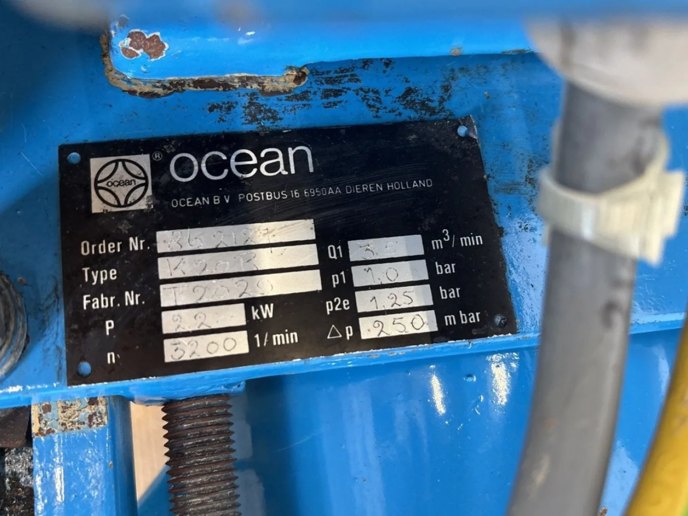Ocean K 20 R (210 m3/hr (Ex)) - Blower - 3